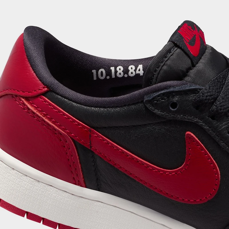 Jordan 1 Low OG Retro GS Black / - Varsity Red