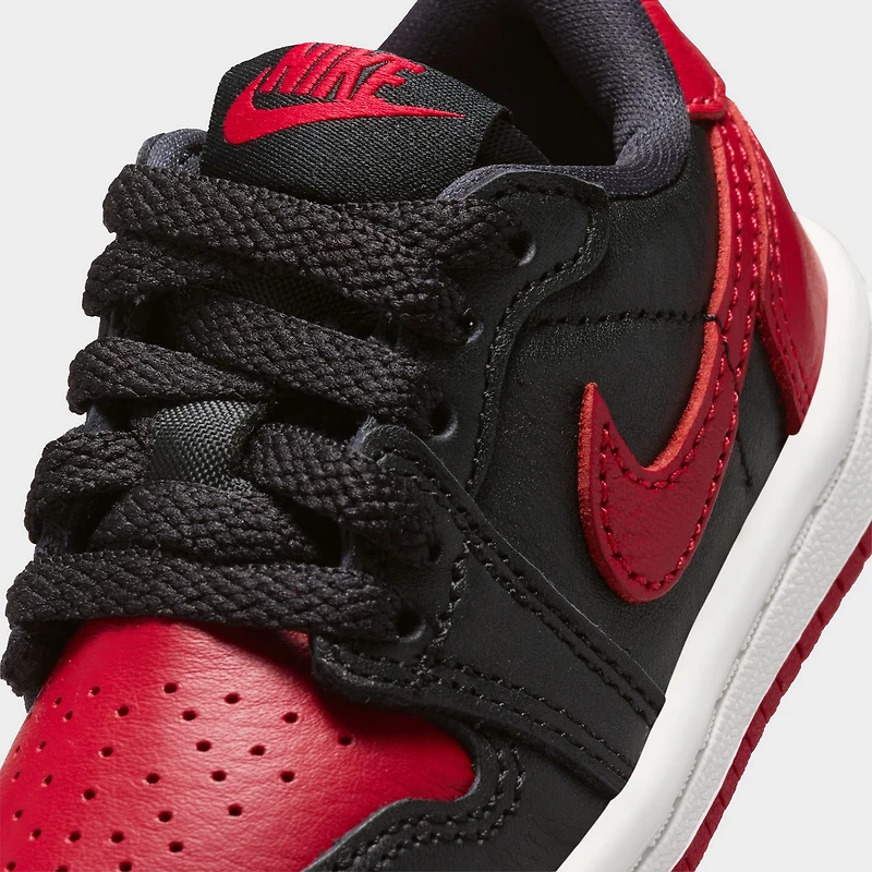 Jordan 1 Low OG Retro TD Noir / - Rouge Universitaire