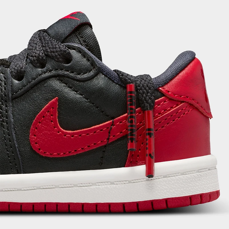 Jordan 1 Low OG Retro TD Noir / - Rouge Universitaire