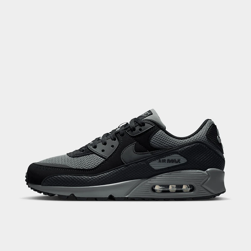 Nike Men's Air Max 90 PRM Black / Black-Iron Grey