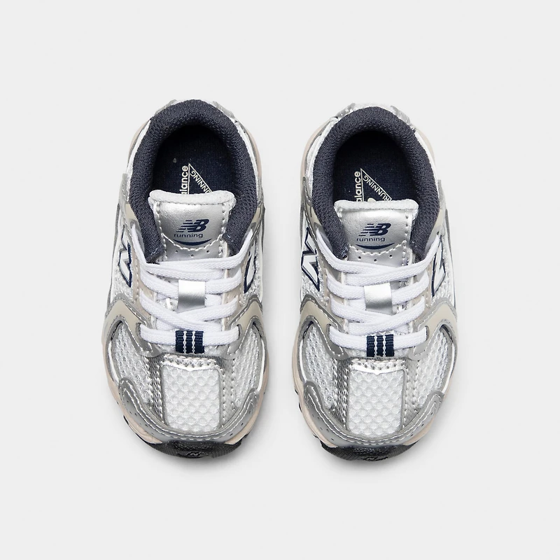 New Balance Nourrissons 530 Brouillard d'été / Nuage Nimbus - NB Bleu Marine