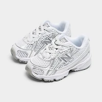 New Balance Infants' 740 White / Silver Metallic