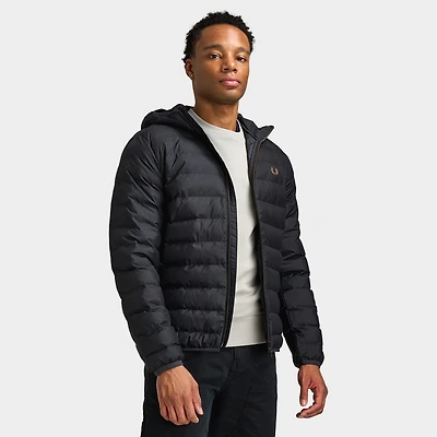 Fred Perry Hooded Insulated Jacket / Black