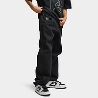 Jordan Craig Junior Jean Écusson Brodé Coupe Ample / Noir