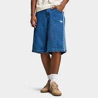 adidas Adicolor Denim Firebird Shorts / Blue