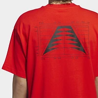 adidas Anthony Edwards Takeover GFX T-shirt / Active Red
