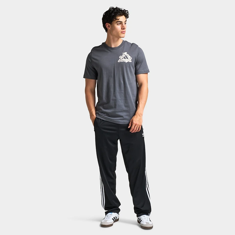 adidas Fun Kicks Graphic T-Shirt / Grey Six