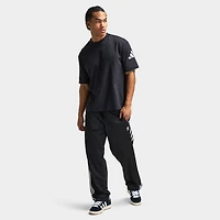 adidas Essentials Loose Fit 3 Bar Logo T-Shirt Black / White