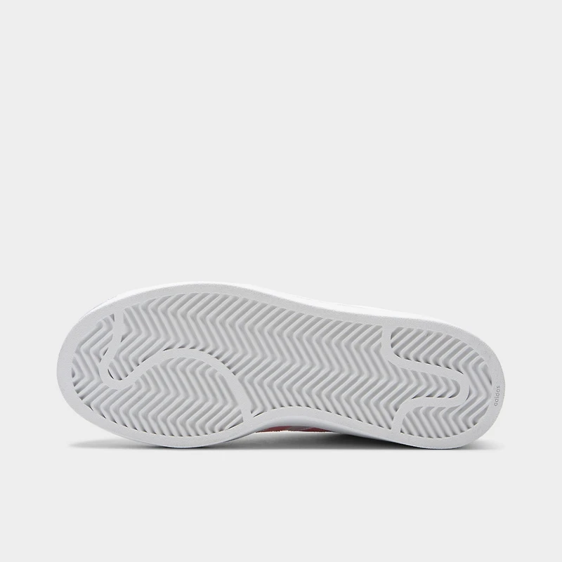 adidas Junior's Superstar 2 White / Semi Pink Spark
