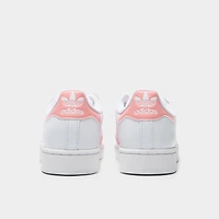 adidas Junior's Superstar 2 White / Semi Pink Spark