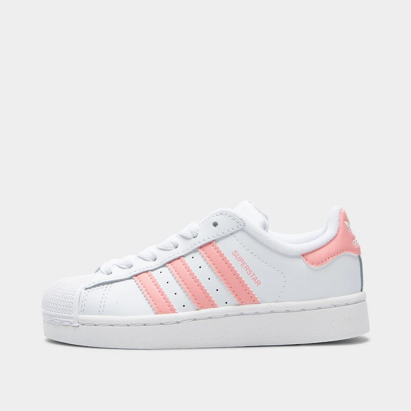 adidas Children's Superstar II White / Semi Pink Spark