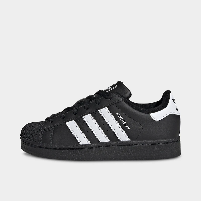 adidas Enfants Superstar 2 Noir / Blanc