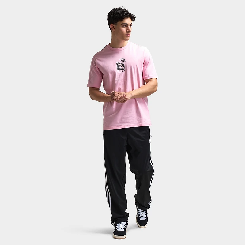 adidas Lounge Drinks Graphic T-Shirt / True Pink