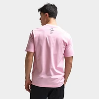 adidas Lounge Drinks Graphic T-Shirt / True Pink