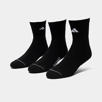 adidas Men's Cushioned Sport 2.0 High QTR Socks (3P)/ White