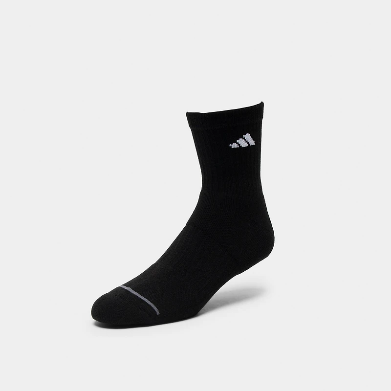 adidas Men's Cushioned Sport 2.0 High QTR Socks (3P)/ White