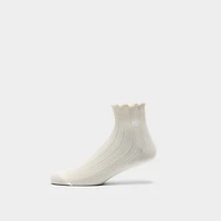 adidas Originals Ruffle Quarter Socks (3 Pair) / Multi