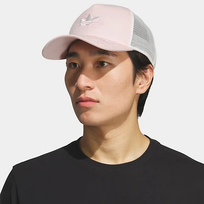 adidas Trefloral Casquette Camionneur Rose sable / Blanc cassé