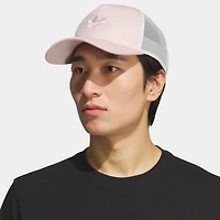adidas Trefloral Casquette Camionneur Rose sable / Blanc cassé