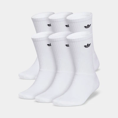 adidas Originals Trefoil 2.0 Crew Chaussettes (lot de 6) / Blanc