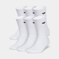 adidas Originals Trefoil 2.0 Crew Chaussettes (lot de 6) / Blanc
