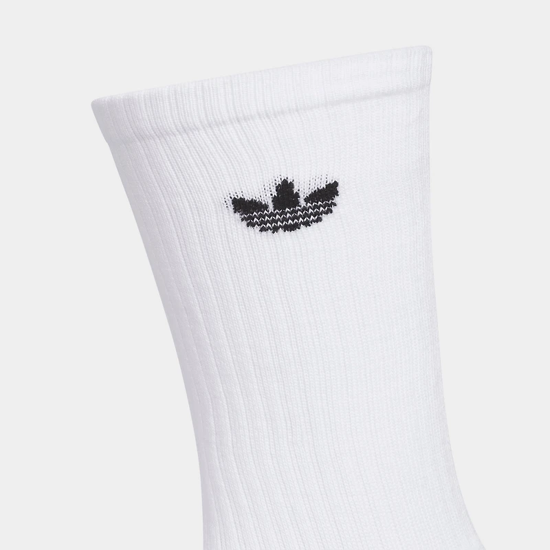 adidas Originals Trefoil 2.0 Crew Chaussettes (lot de 6) / Blanc