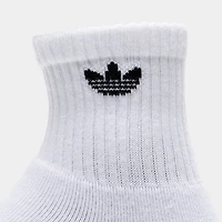 adidas Originals Trefoil 2.0 Chaussettes mi-mollet / Blanc (lot de 6)