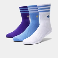 adidas Originals Roller 4.0 Crew Chaussettes (lot de 3) Bleu/Blanc