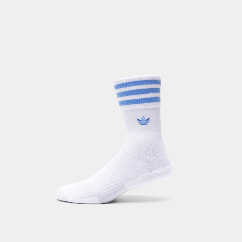 adidas Originals Roller 4.0 Crew Socks (3 Pack) Blue / White