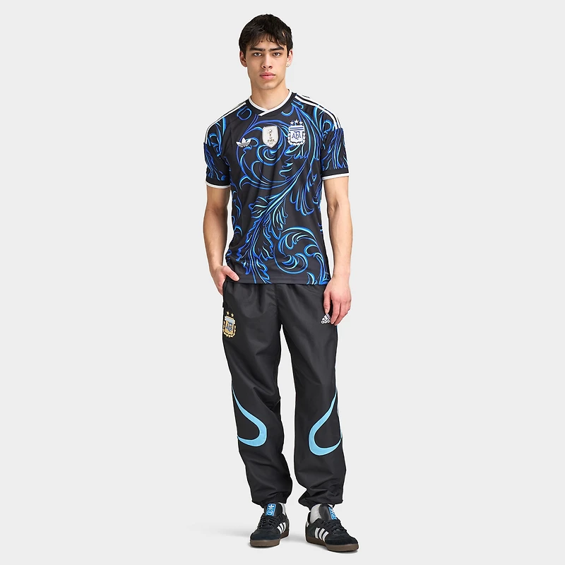 adidas Argentina Away Black / Lucid Blue