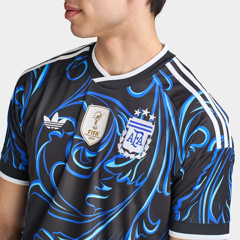 adidas Argentina Away Black / Lucid Blue