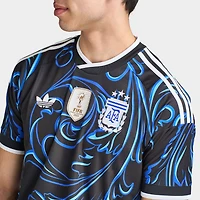 adidas Argentina Away Black / Lucid Blue