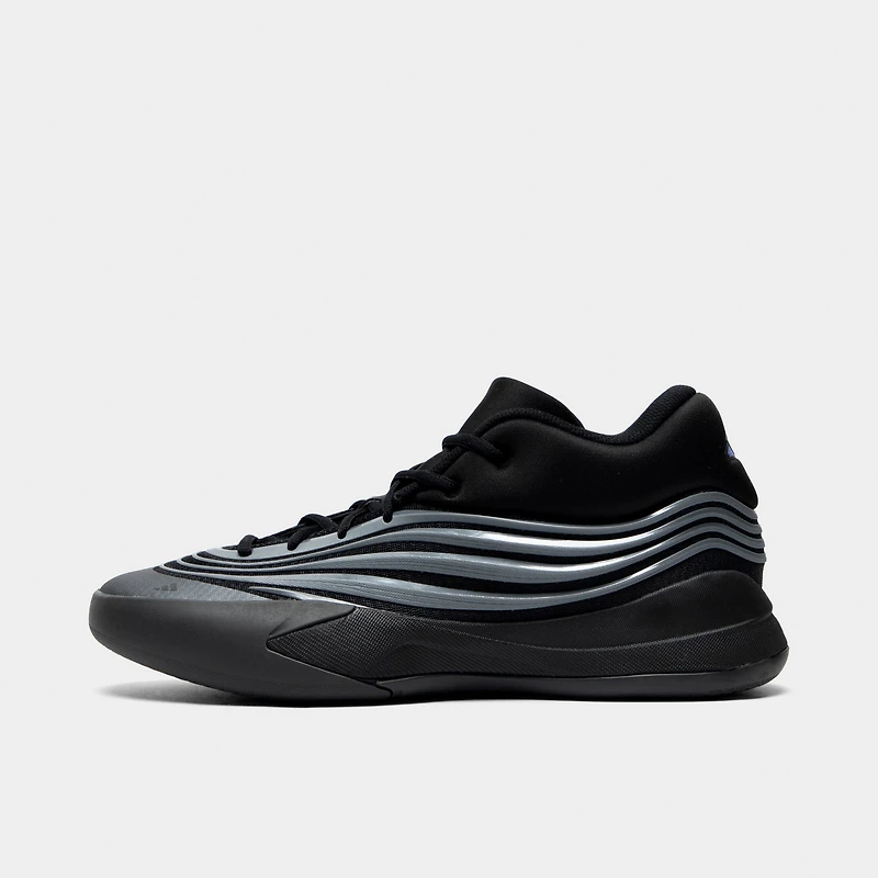 adidas Dame X Black / Iron Mountain - Lucky Blue