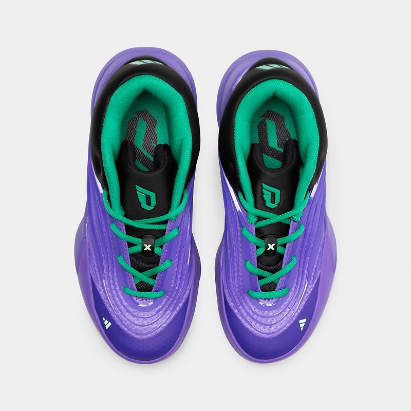 adidas Dame X Junior - Violet Rush / Noir Vert Court