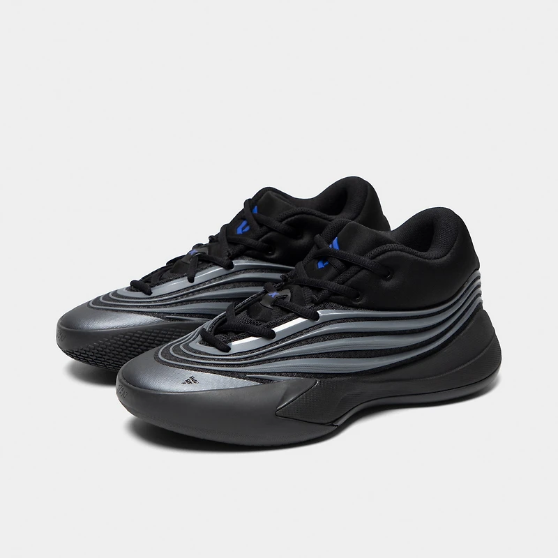 adidas Juniors' Dame X Noir / Fer Métallique - Bleu Lucide