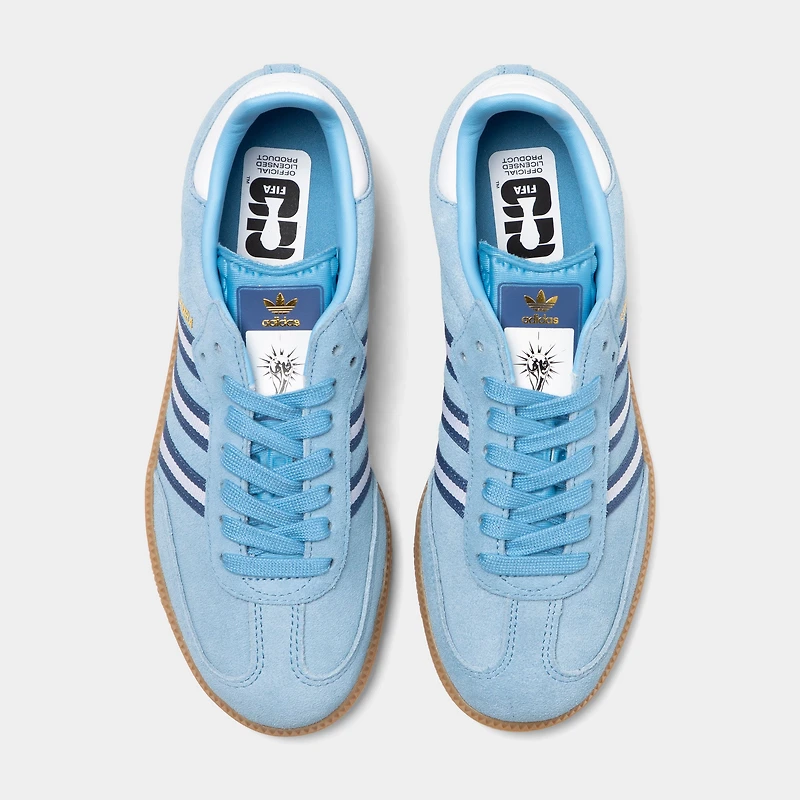 adidas Juniors' Samba OG Light Blue / White - Gum