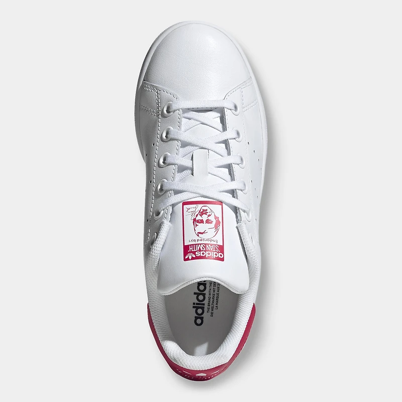 adidas Juniors' Stan Smith White / - Bold Pink