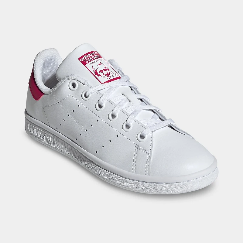 adidas Juniors' Stan Smith White / - Bold Pink