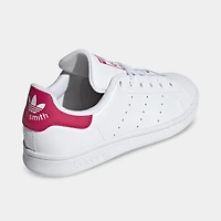 adidas Juniors' Stan Smith White / - Bold Pink