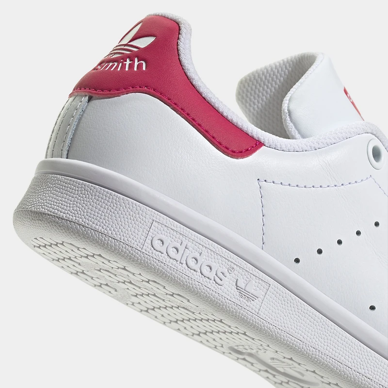 adidas Juniors' Stan Smith White / - Bold Pink
