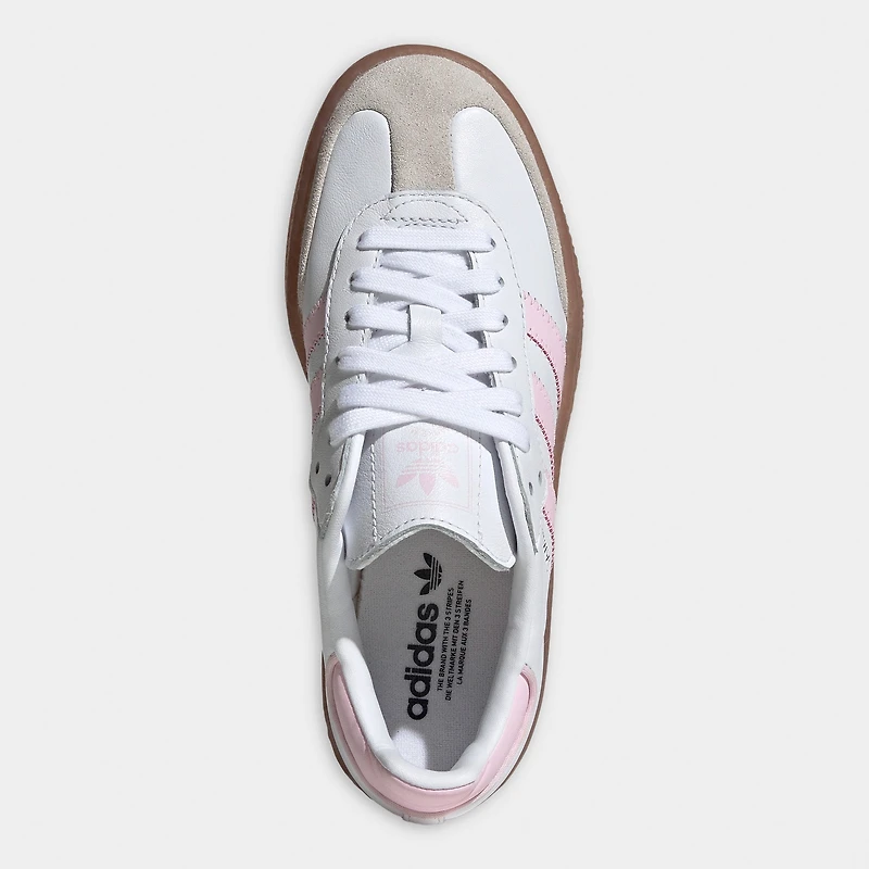 adidas Juniors' Sambae White / Clear Pink - Gold Metallic