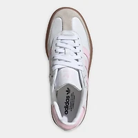 adidas Juniors' Sambae White / Clear Pink - Gold Metallic