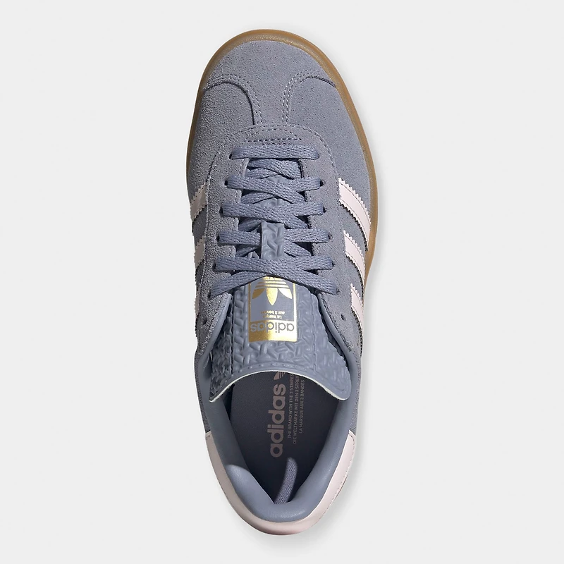 adidas Juniors' Gazelle Bold Silver Violet / Almost Pink - Gum
