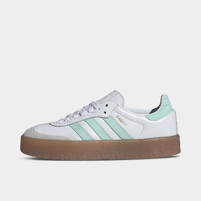 adidas Junior Sambae Blanc / Menthe Clair - Or Métallique