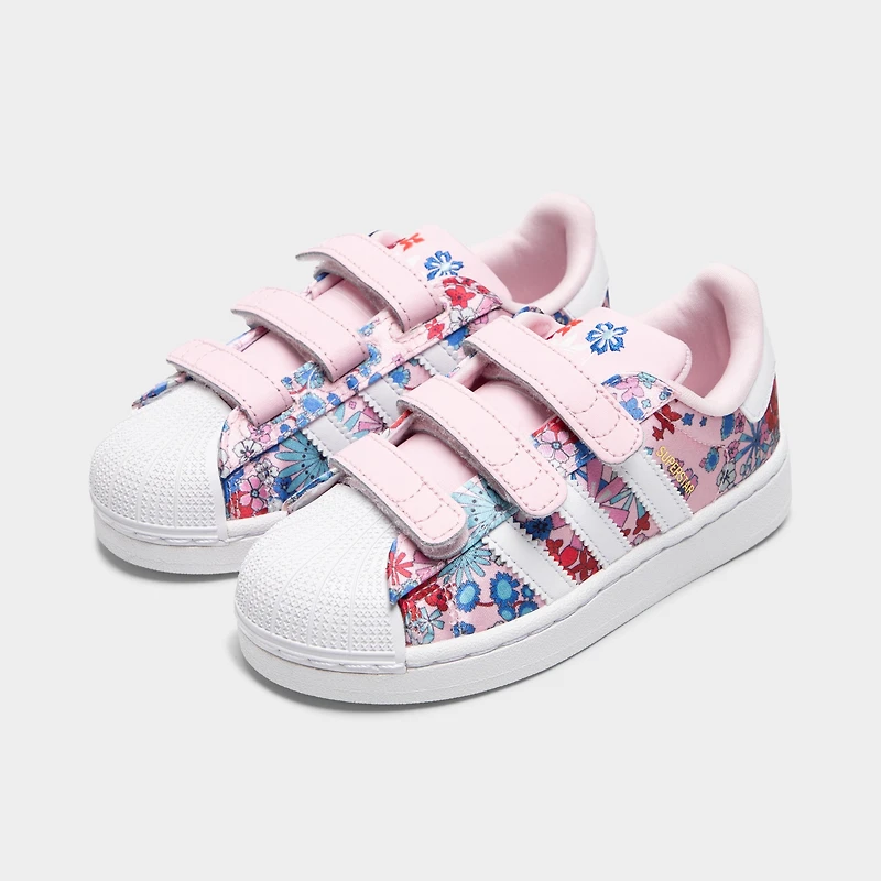 adidas Enfants Superstar 2 Rose clair / Blanc