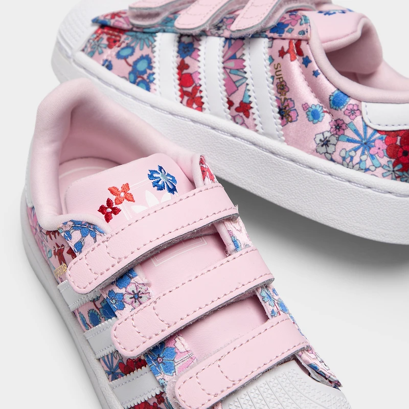 adidas Enfants Superstar 2 Rose clair / Blanc