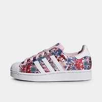 adidas Juniors Superstar 2 Rose clair / Blanc