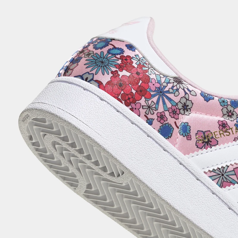 adidas Juniors Superstar 2 Rose clair / Blanc