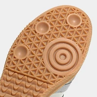 adidas Junior Samba Blanc / Ciel Cristal - Semelle gomme