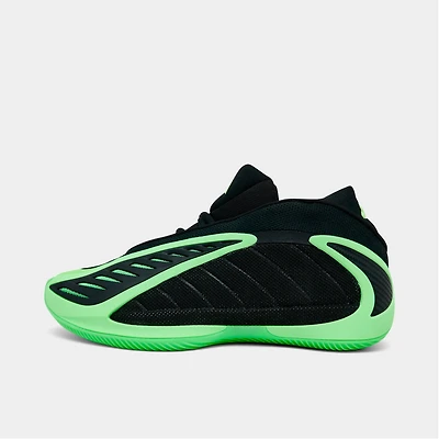 adidas Anthony Edwards 2 Junior Noir / Vert citron - Bleu clair